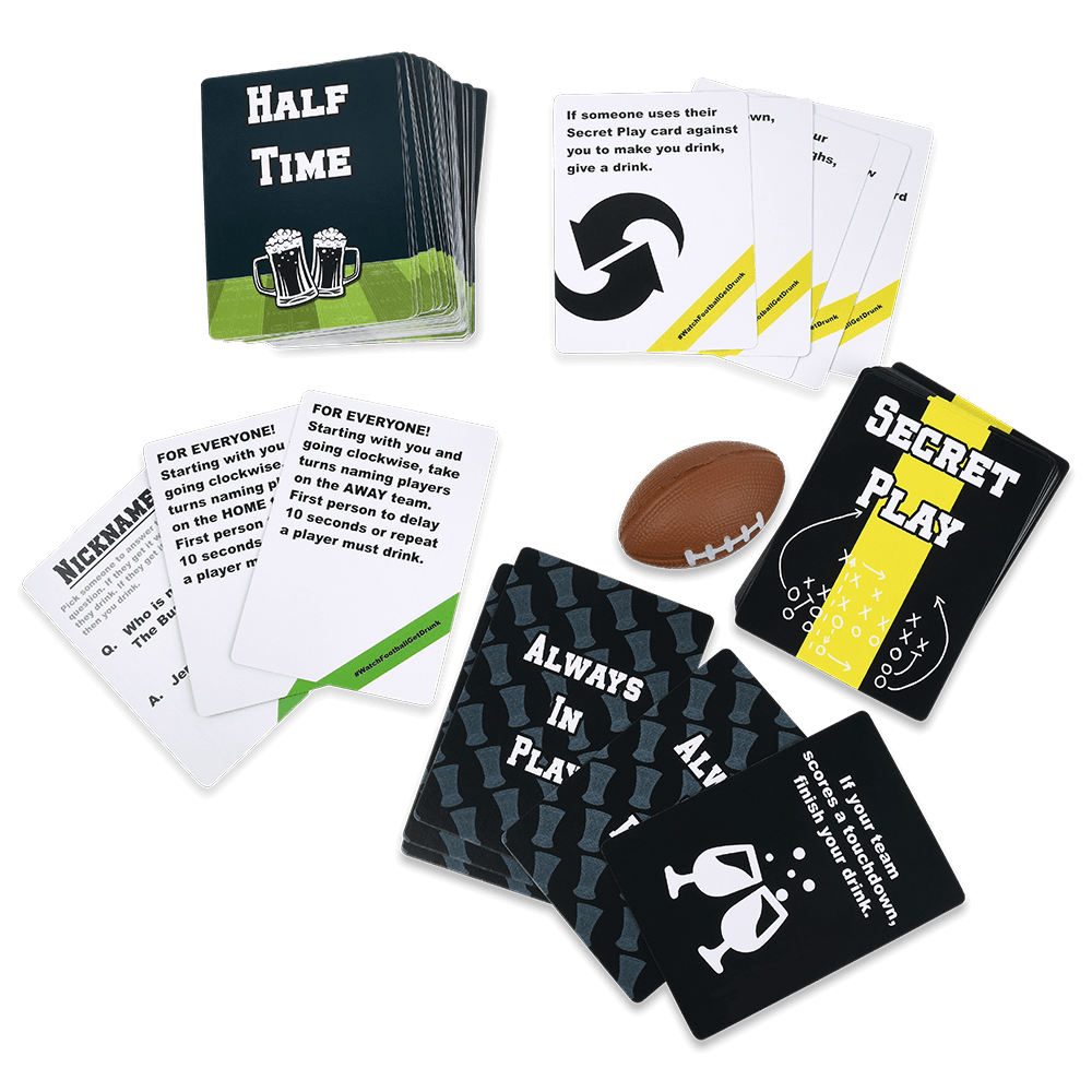 Watch Football Get Drunk Drinking Game Full Pack 1