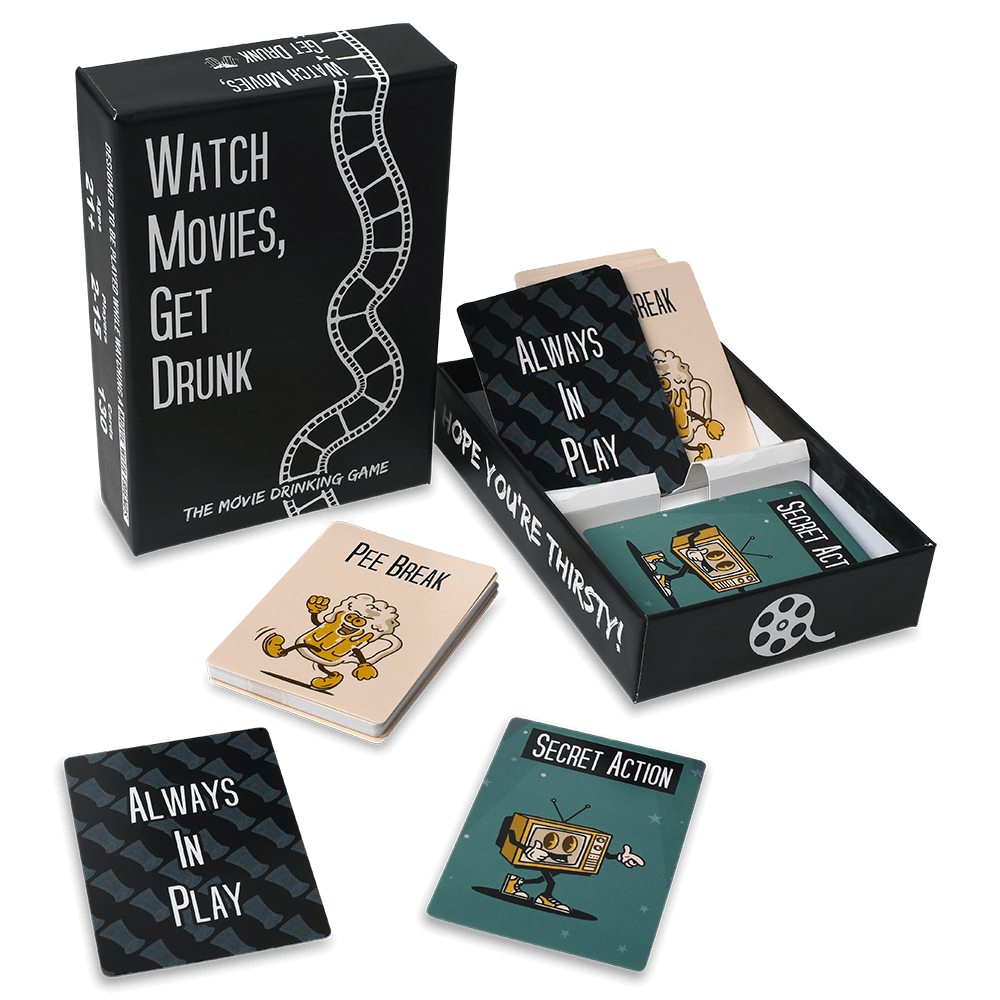 Watch Movies Get Drunk Drinking Game Pack 1