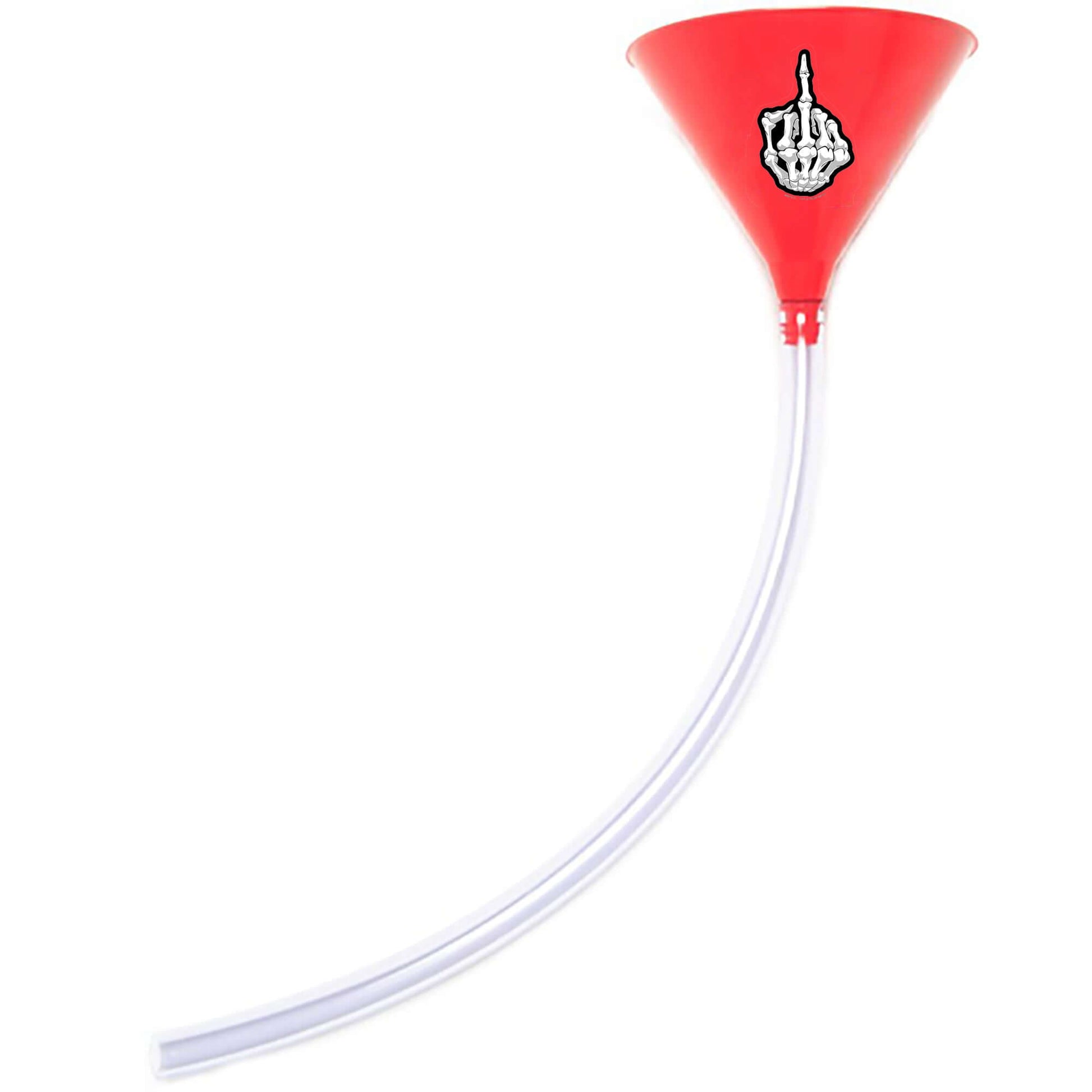 Boney Finger Beer Bong Funnel Red