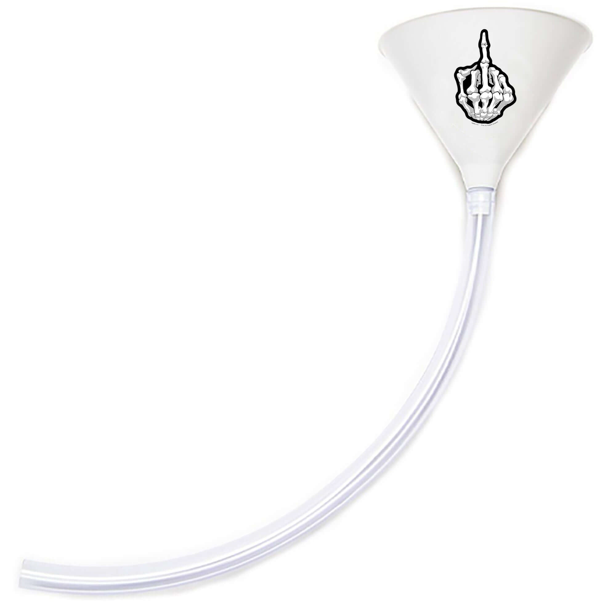 Boney Finger Beer Bong Funnel White