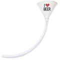 I Love Beer - Beer Bong Funnel White