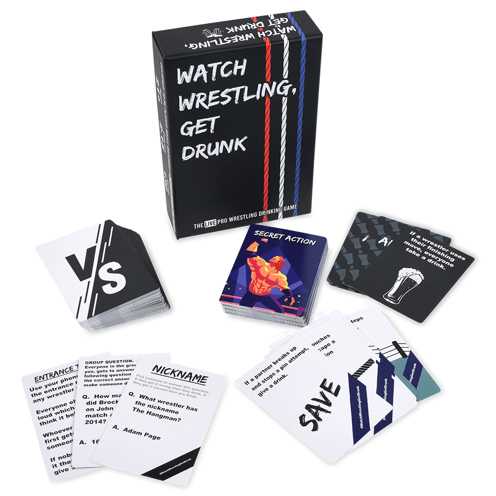 Watch Wrestling Get Drunk Drinking Game Open
