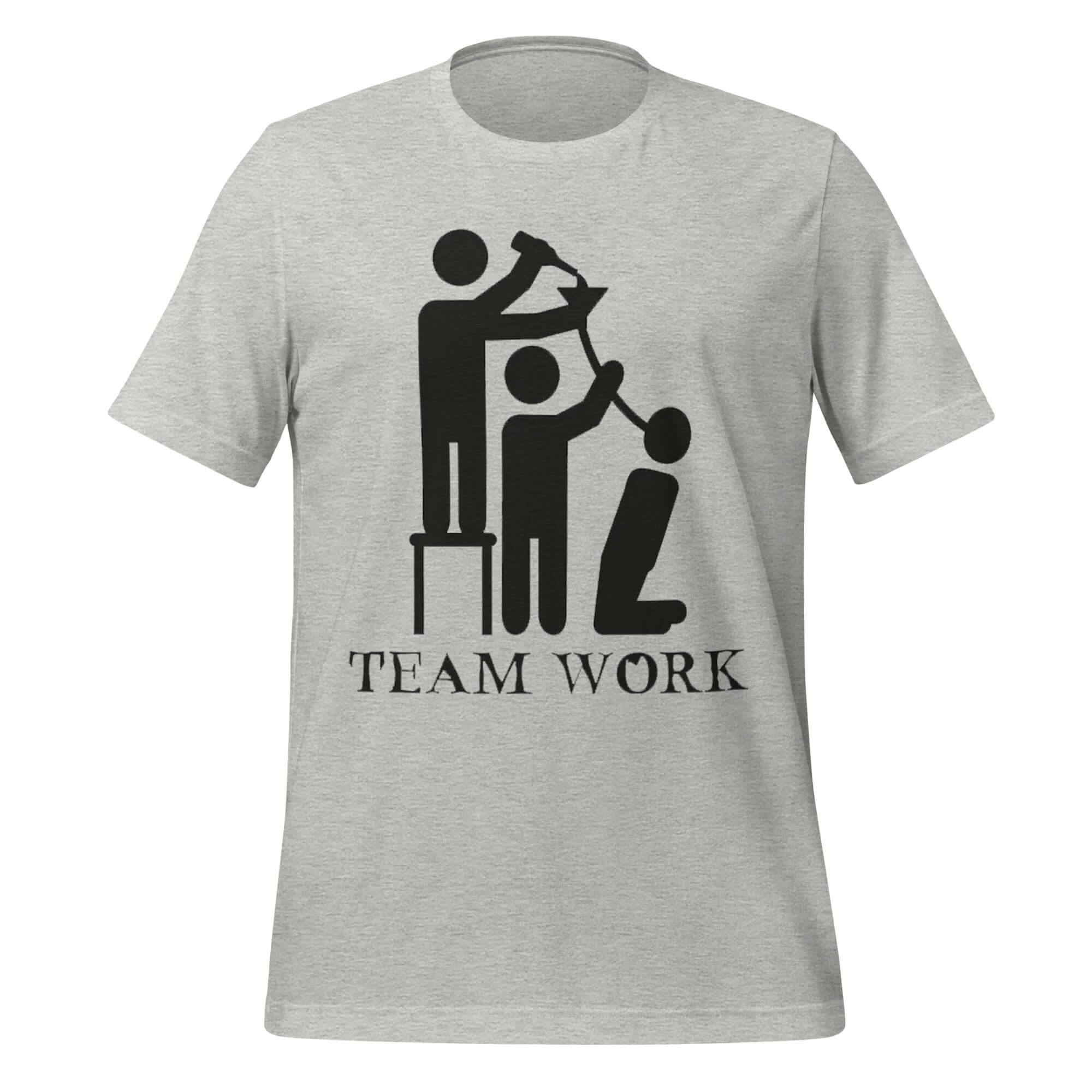 Team Work Beer Bong Grey T-Shirt – It Takes a Village to Chug