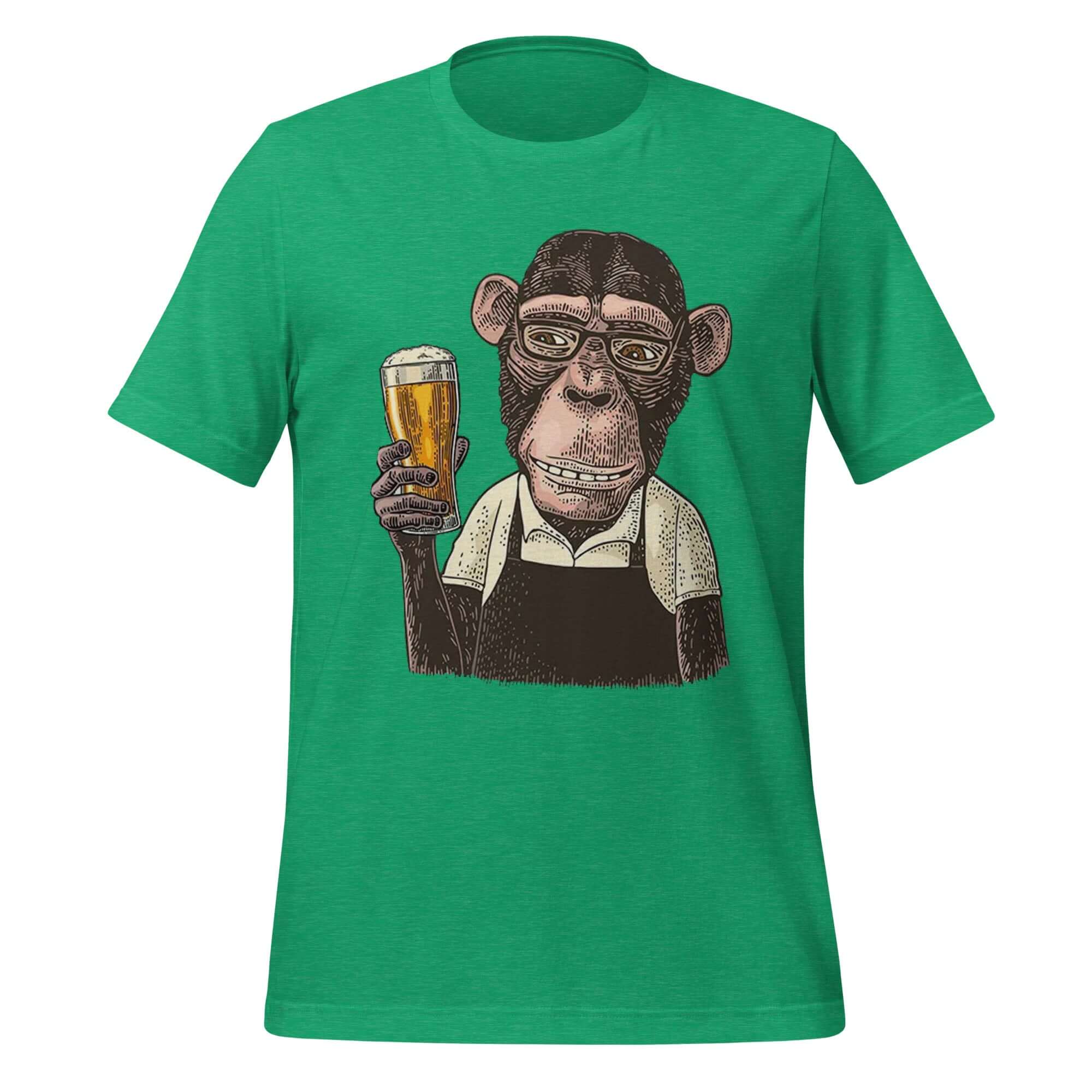 Pint-Sized Primate – Beer Buddy Green T-Shirt