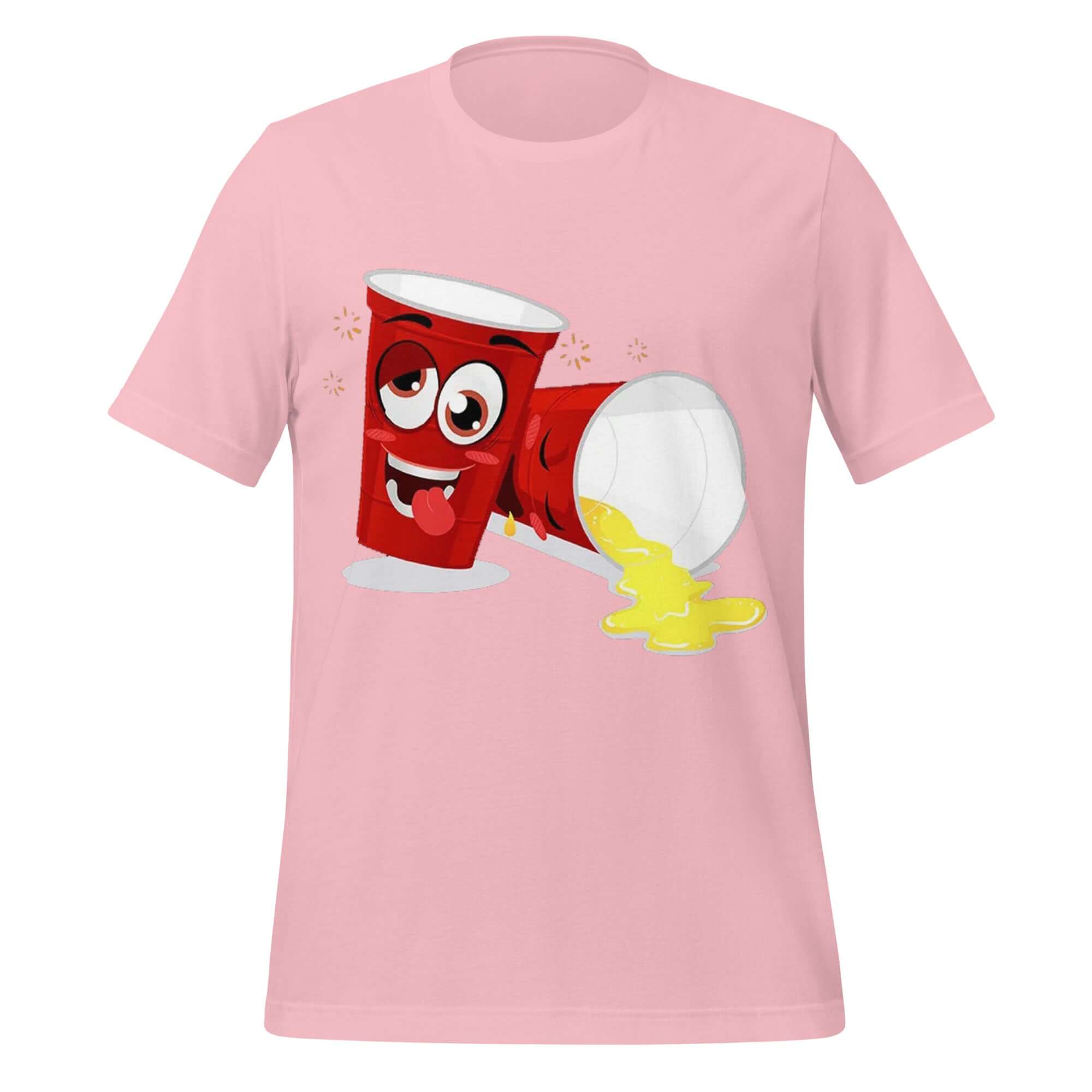 Drinking Buddies – Funny Drunk Red Cup Pink Tee
