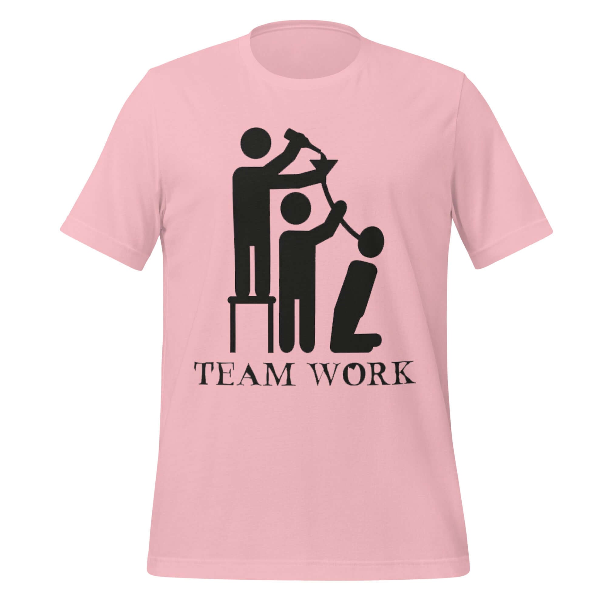 Team Work Beer Bong Pink T-Shirt – It Takes a Village to Chug