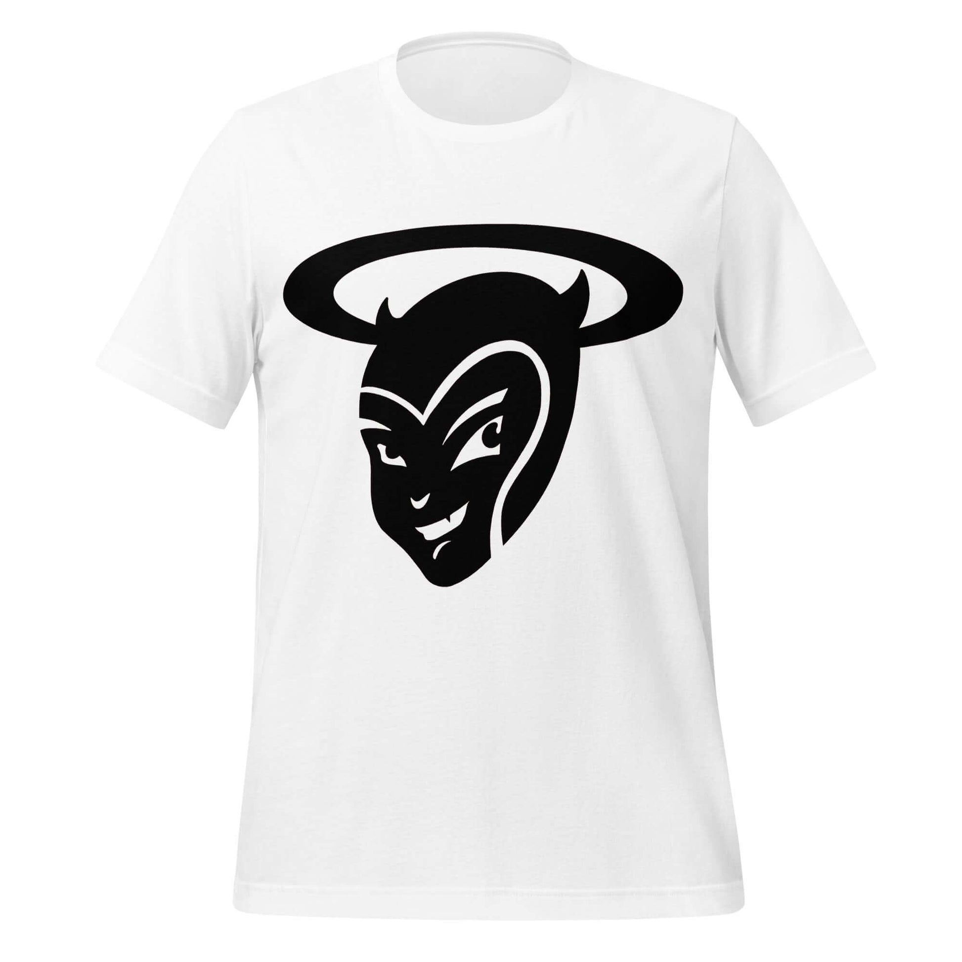 Sweet Evil – Naughty but Nice White T-Shirt