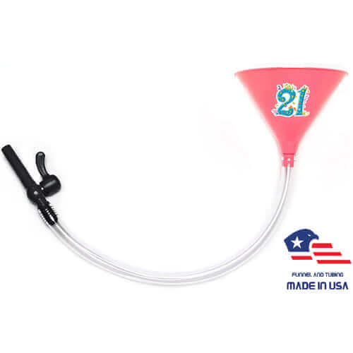 21 Birthday - Pink Funnel with Valve