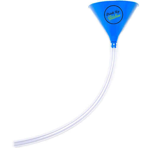 Drink Up Bitches Beer Bong Blue