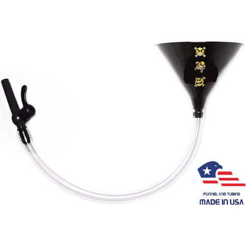 Beer Bong with Party Decals - Chaos Black