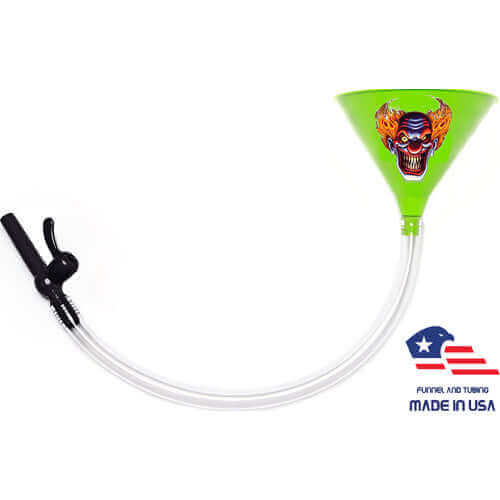 Clown Beer Bong 2' Green Valve