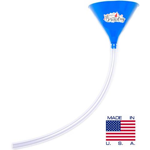 Birthday Party Beer Bong - Birthday Blue