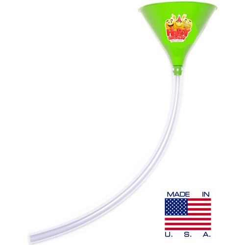 Birthday Party Beer Bong - Emoji Green