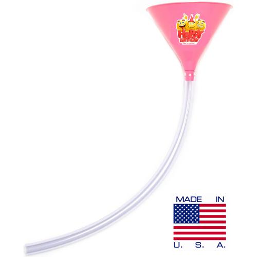 Birthday Party Beer Bong - Emoji Pink