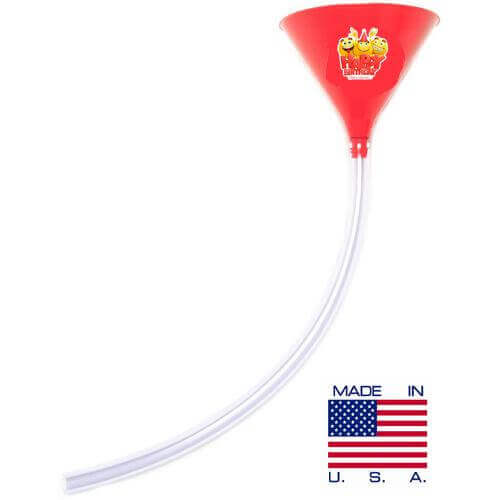 Birthday Party Beer Bong - Emoji Red