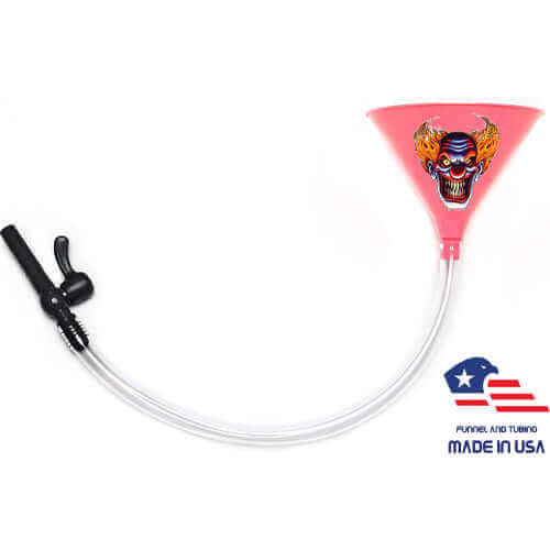 Clown Beer Bong 2' Pink Valve
