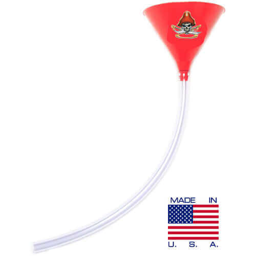 Pirate Red Beer Bong 2'
