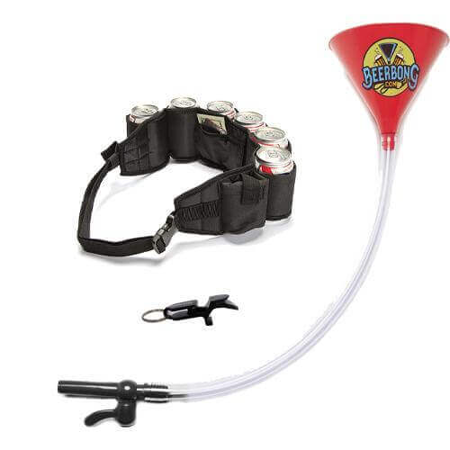 Red Beer Bong Party Pack