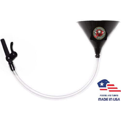 Beer Bong with Party Decals - Zombie Apocalypse - Black Funnel