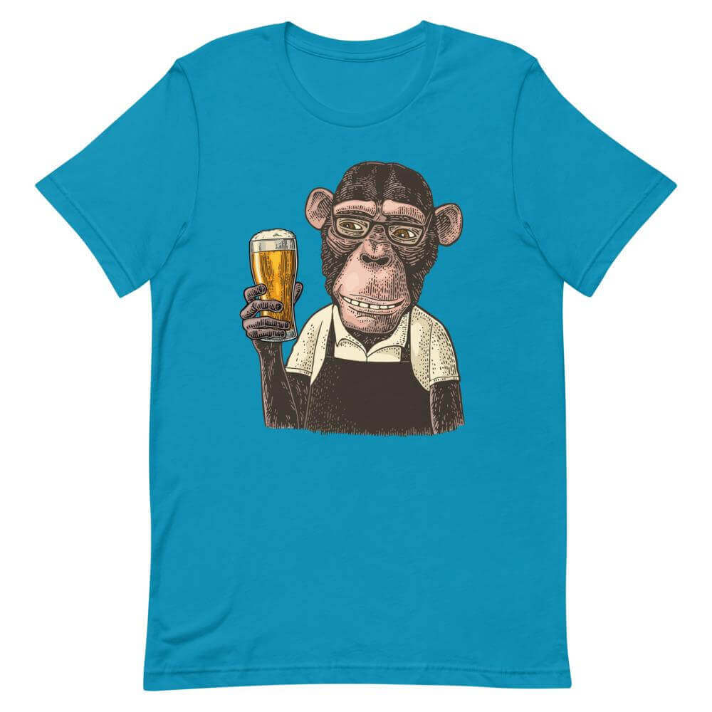 Mr. Monkey Light Blue T-Shirt