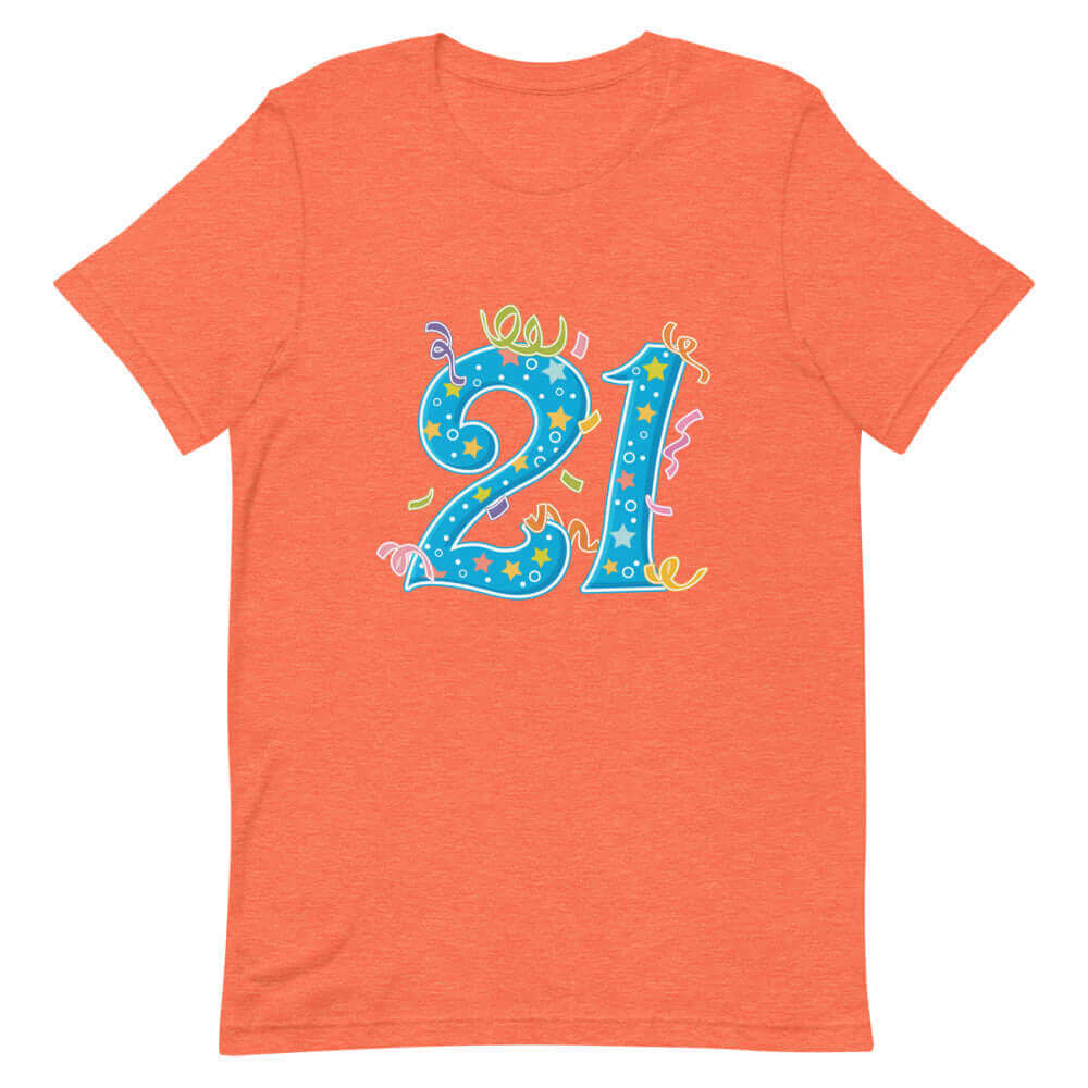 21 Birthday - Orange
