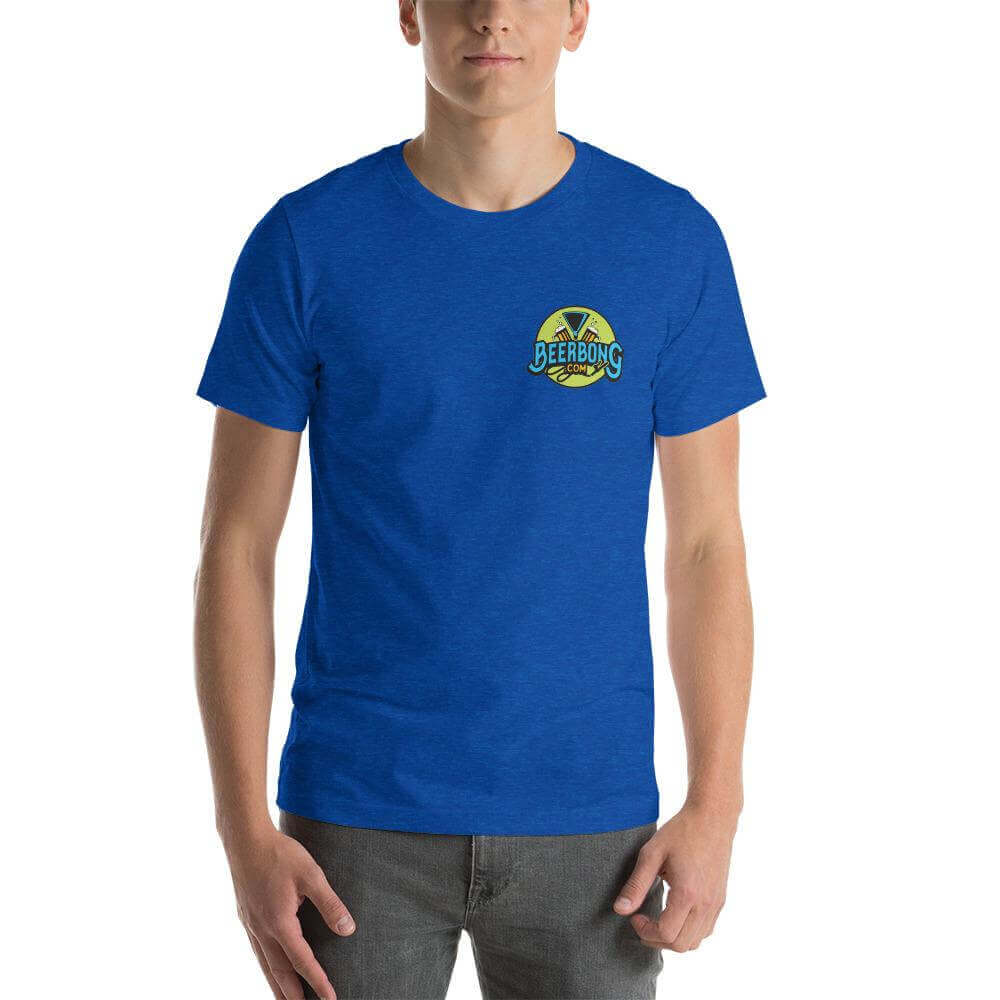 Blue Beer Bong T-Shirt Model
