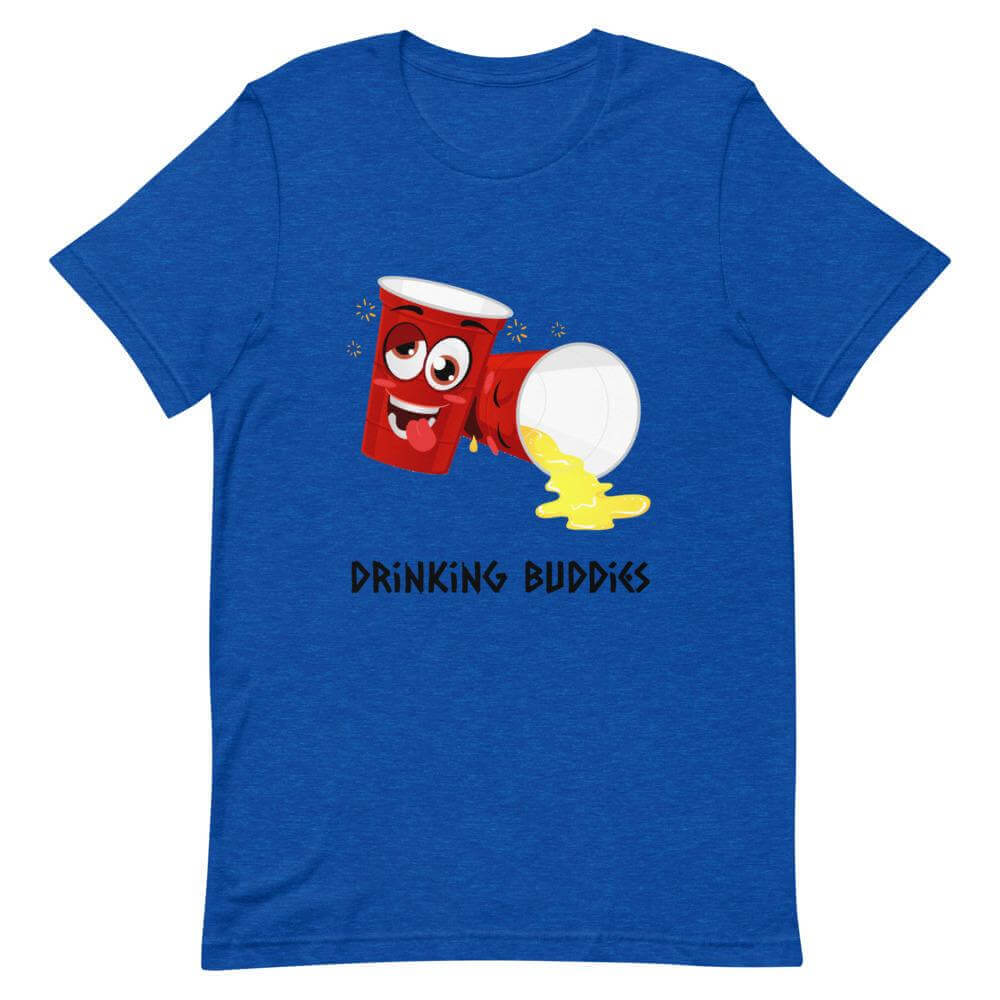 Drinking Buddies Blue T-shirt