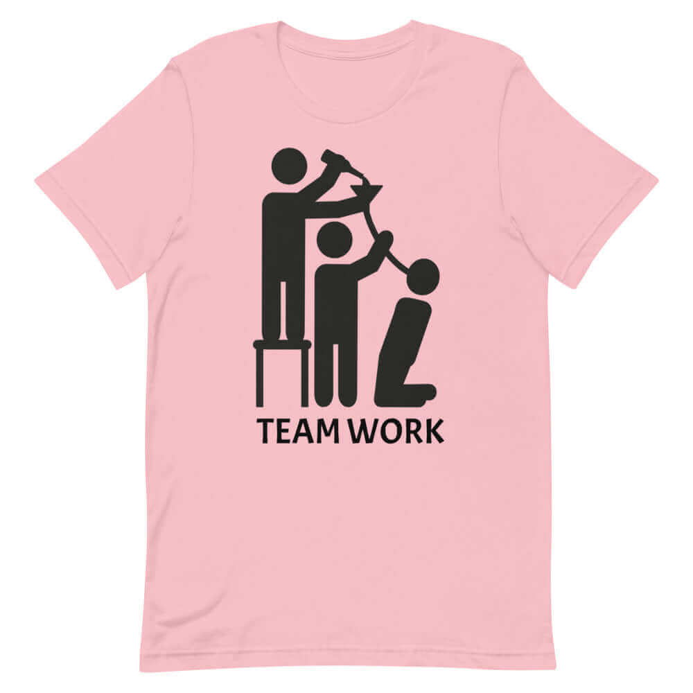 Team Work Pink T-Shirt