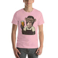 Mr. Monkey Pink T-Shirt Model